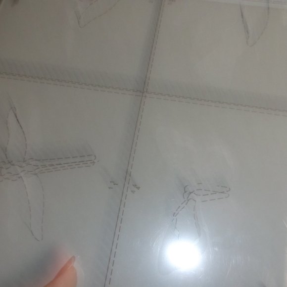 plaid stencil sheets to do birds. - Picture 3 of 3